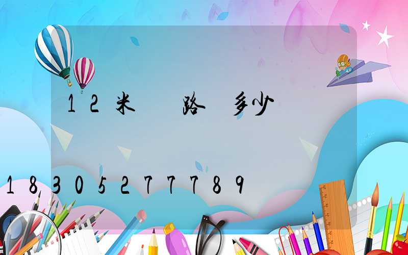 12米雙頭路燈多少錢