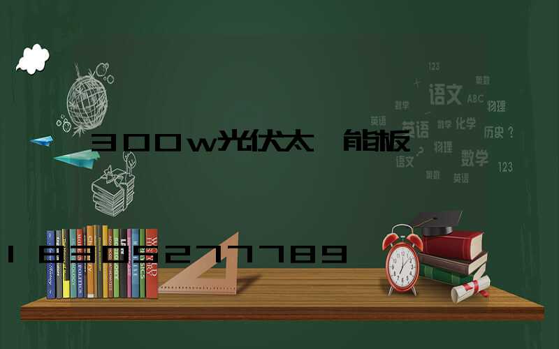 300w光伏太陽能板