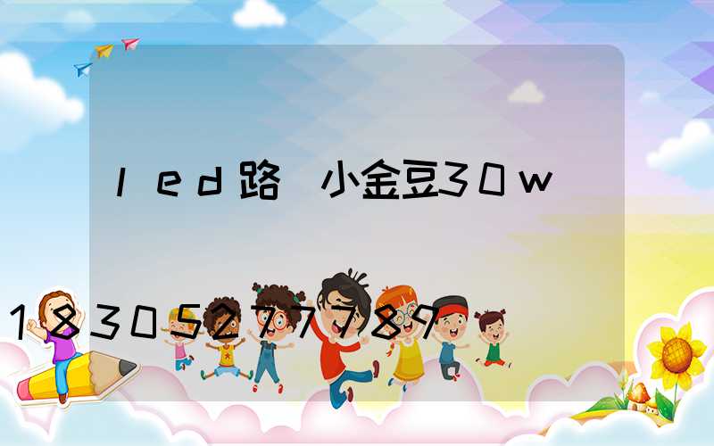 led路燈小金豆30w