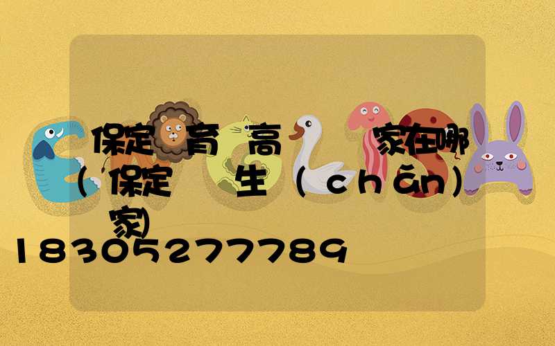 保定體育場高桿燈廠家在哪(保定燈桿生產(chǎn)廠家)