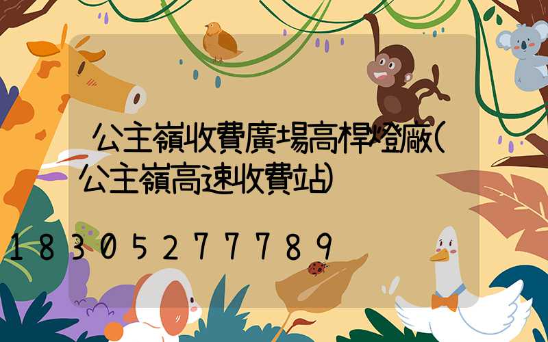 公主嶺收費廣場高桿燈廠(公主嶺高速收費站)