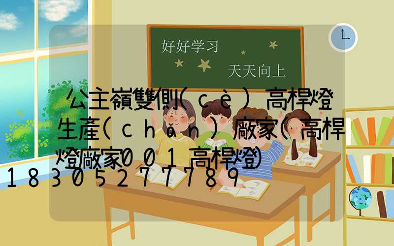 公主嶺雙側(cè)高桿燈生產(chǎn)廠家(高桿燈廠家001高桿燈)