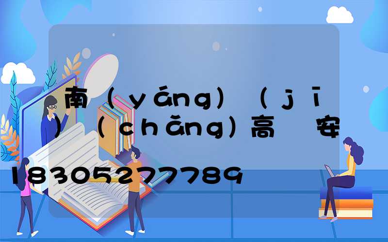 南陽(yáng)機(jī)場(chǎng)高桿燈安裝