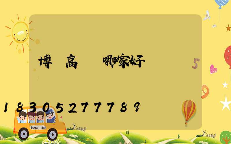 博樂高桿燈哪家好