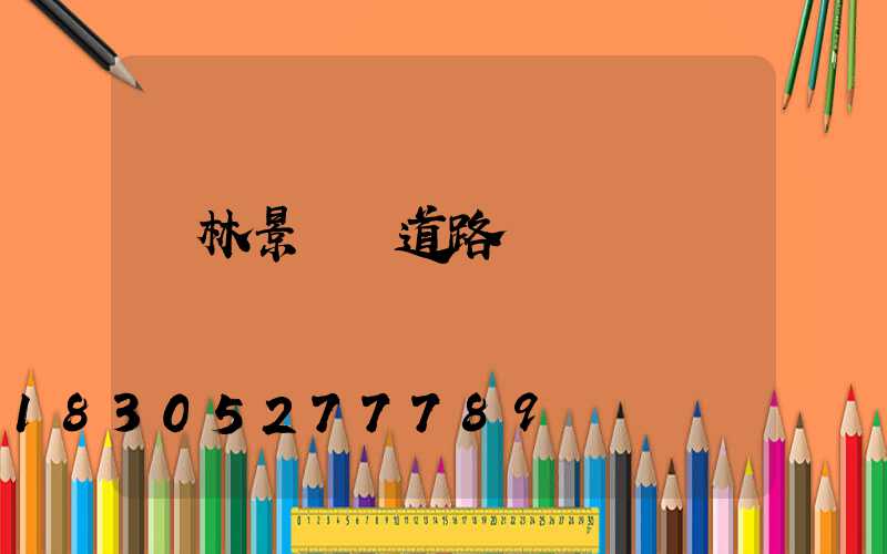 園林景觀燈道路燈