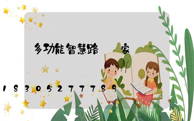 多功能智慧路燈廠家