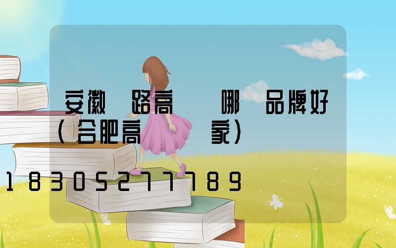 安徽馬路高桿燈哪個品牌好(合肥高桿燈廠家)