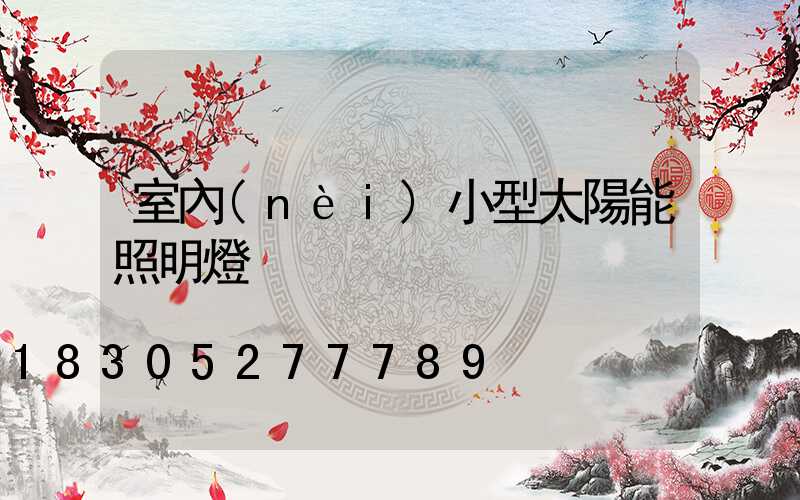 室內(nèi)小型太陽能照明燈