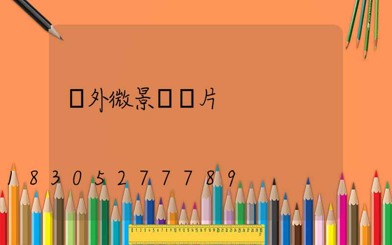 戶外微景觀圖片