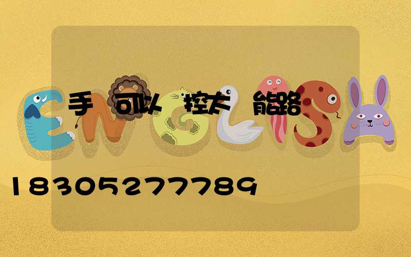 手機可以遙控太陽能路燈嗎