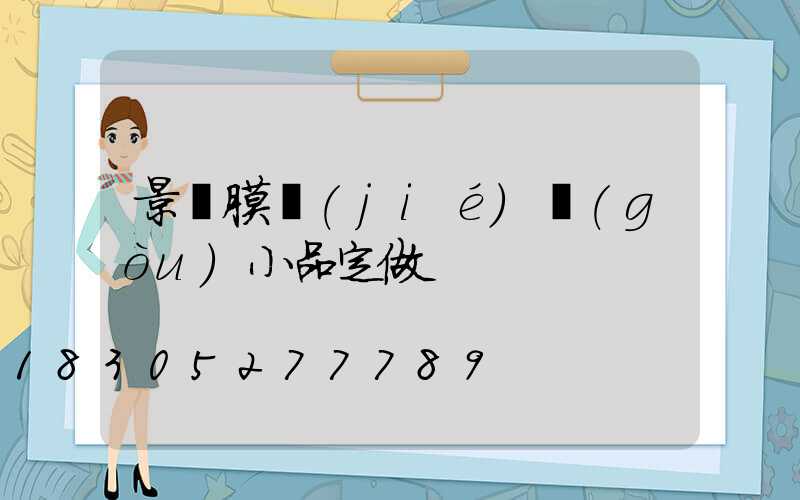 景觀膜結(jié)構(gòu)小品定做