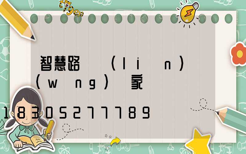 智慧路燈聯(lián)網(wǎng)廠家