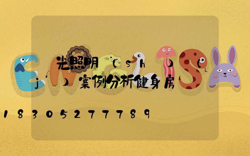 燈光照明設(shè)計(jì)案例分析健身房