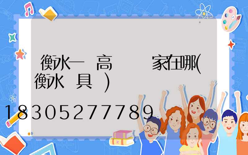 衡水一體高桿燈廠家在哪(衡水燈具廠)