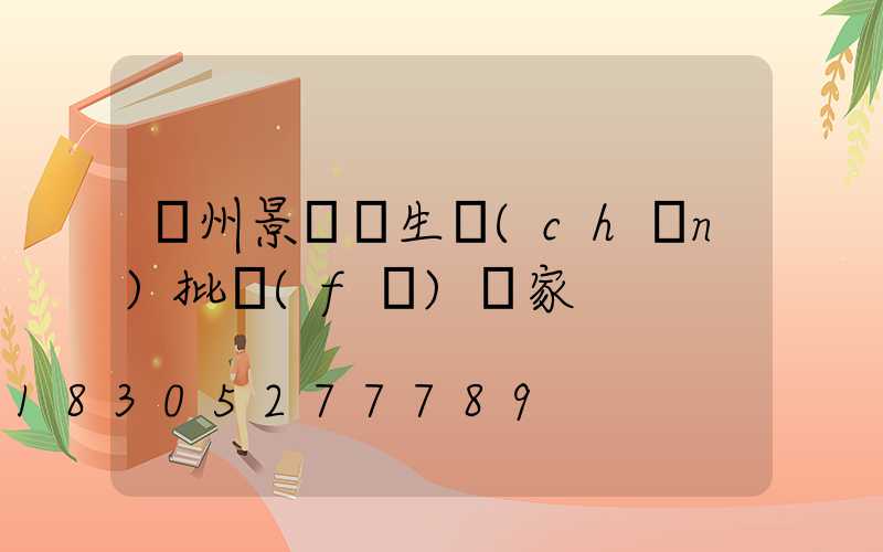 貴州景觀燈生產(chǎn)批發(fā)廠家