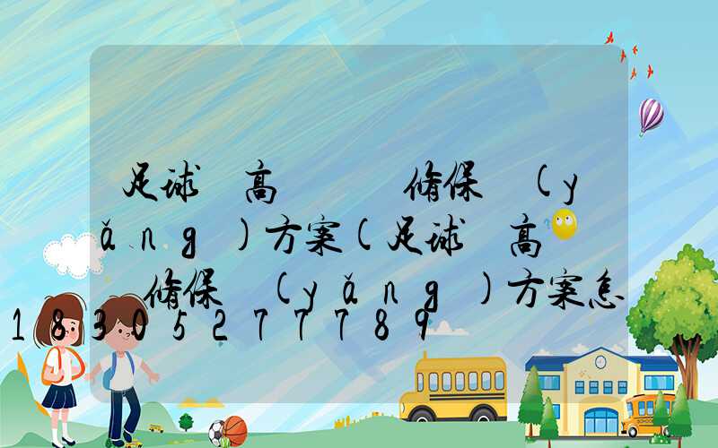 足球場高桿燈維修保養(yǎng)方案(足球場高桿燈維修保養(yǎng)方案怎么寫)