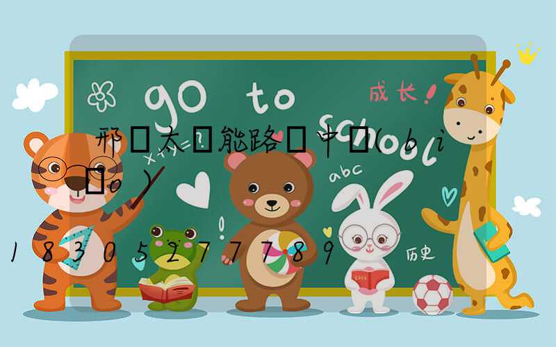 邢臺太陽能路燈中標(biāo)