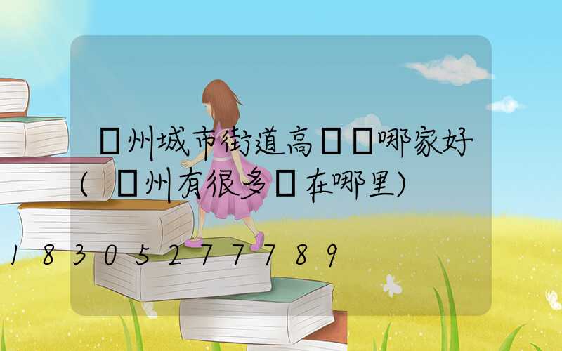 鄭州城市街道高桿燈哪家好(鄭州有很多燈在哪里)