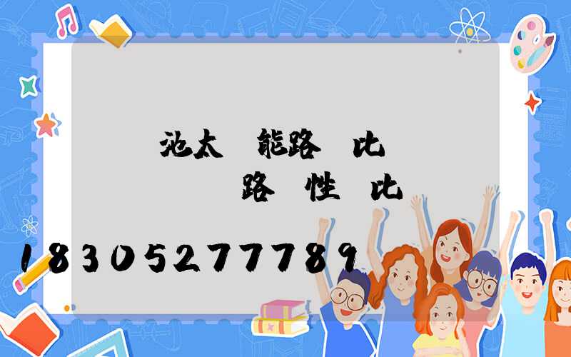 鋰電池太陽能路燈比傳統(tǒng)路燈性價比...