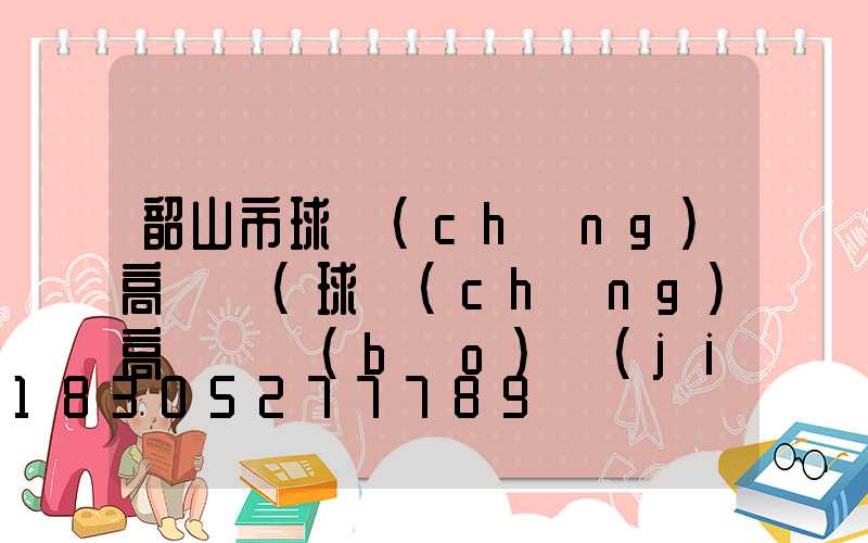 韶山市球場(chǎng)高桿燈(球場(chǎng)高桿燈報(bào)價(jià))
