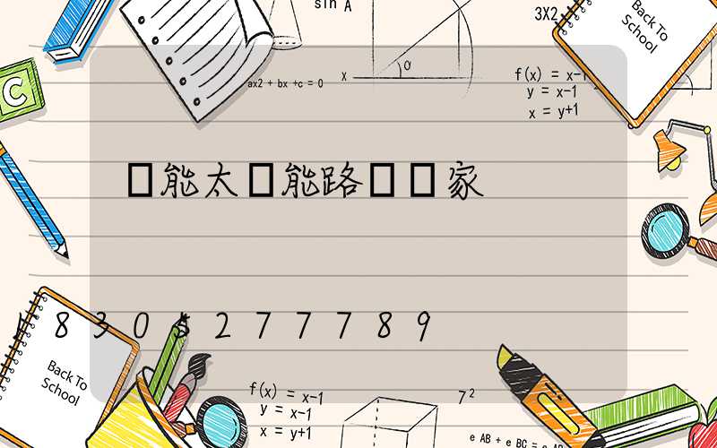 風能太陽能路燈廠家