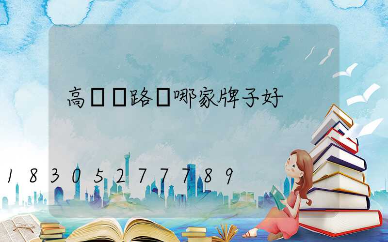 高桿燈路燈哪家牌子好