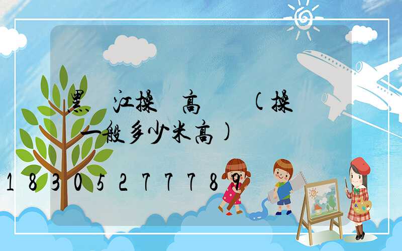 黑龍江操場高桿燈(操場燈桿一般多少米高)