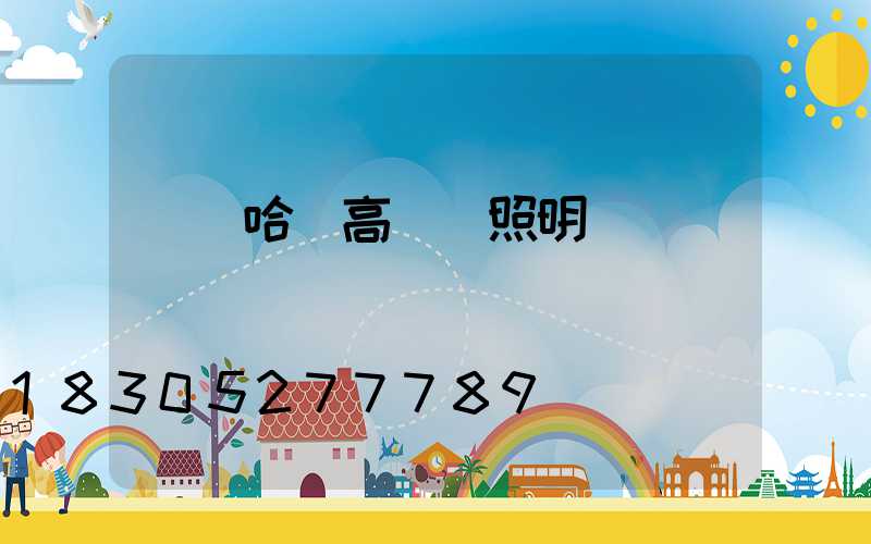 齊齊哈爾高桿燈照明